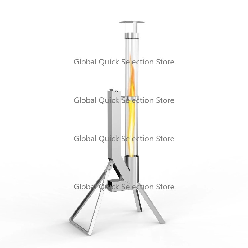 Outdoor Camping Heater - Fogão a pellets de aço inoxidável