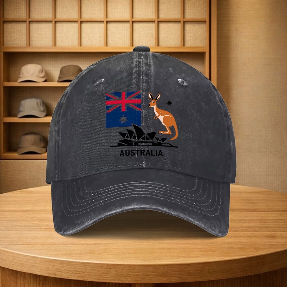 Outdoor Camping Australia - Boné de Beisebol com Estampa da