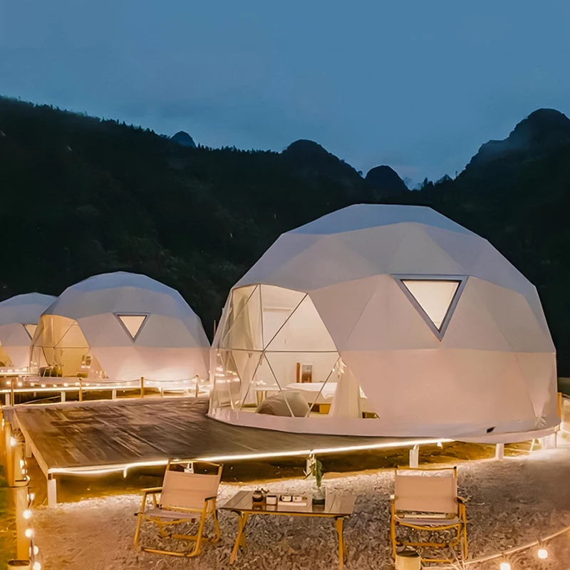 Outdoor Camping And Glamping - Tenda Geodésica Premium para Glamping -