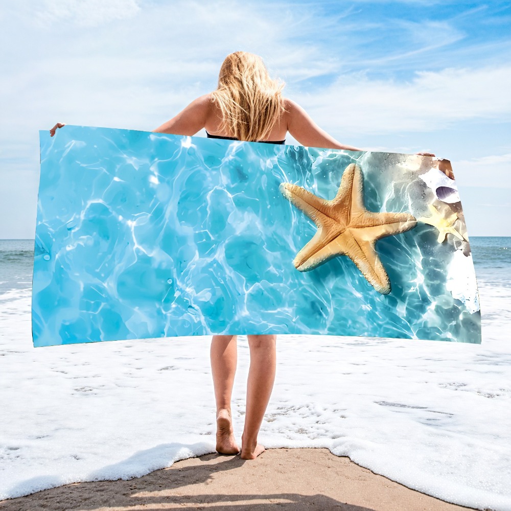 Outdoor Camping Blanket - Toalha de Banho de Microfibra 27.5x55
