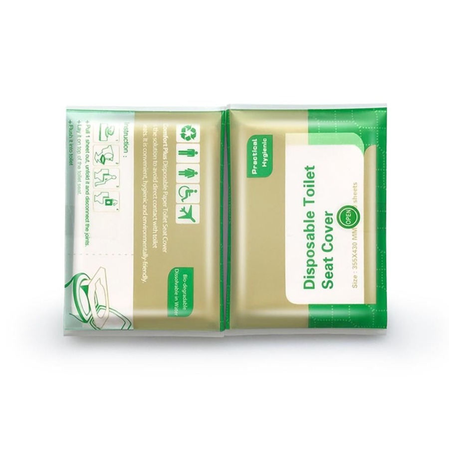 Portable Camp Toilet - Protetores de Assento Sanitário Descartáveis, Pacote