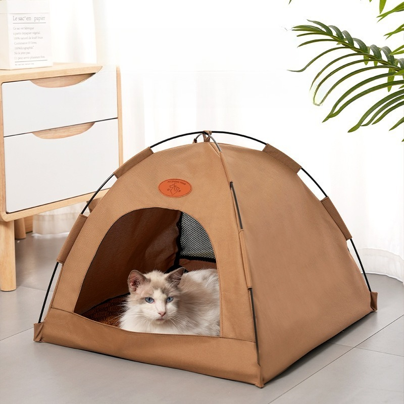 Outdoor Camping Dog Bed - Barraca dobrável para gatos, casa para