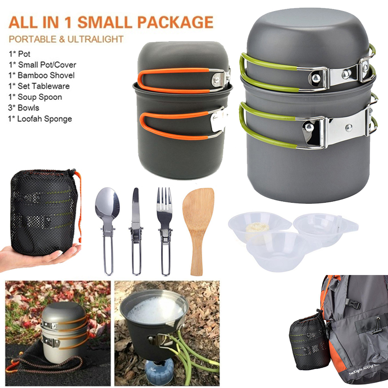 Outdoor Camping Kitchen Set - Novo pote de acampamento portátil conjunto