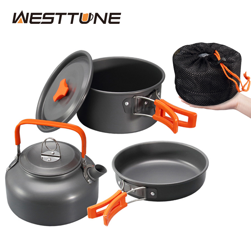 Outdoor Camping Essentials - Westtune kit de panelas de acampamento