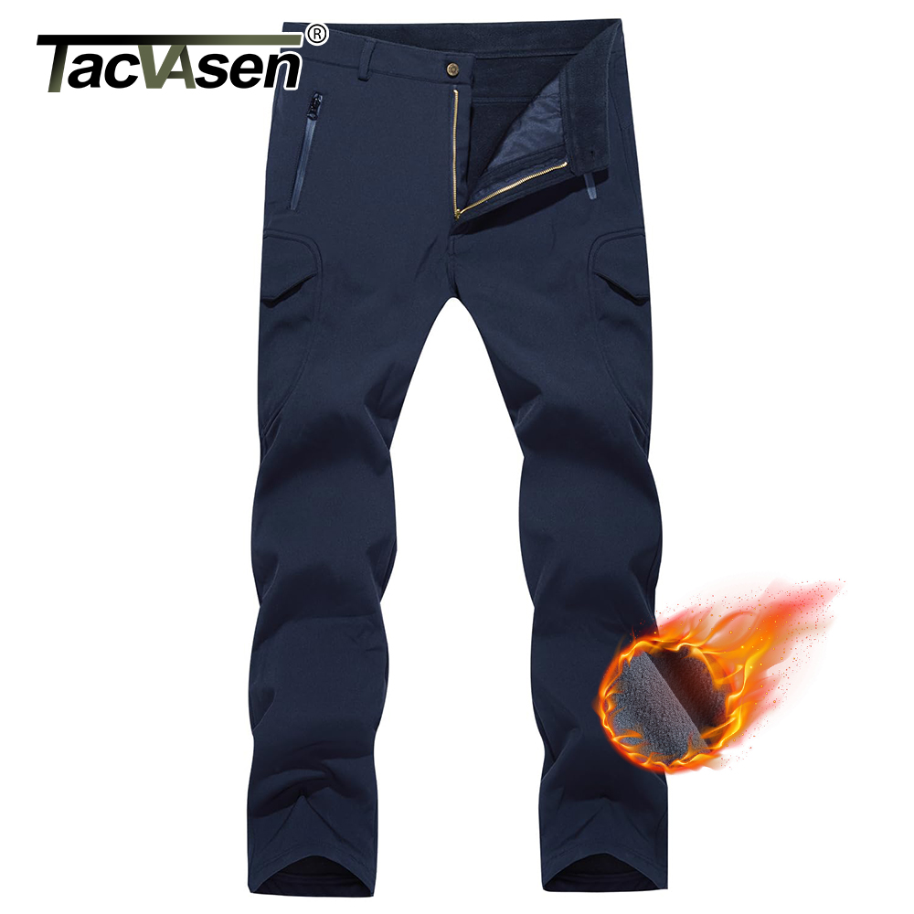Outdoor Camping In Winter - Tacvasen calças de trabalho masculinas de