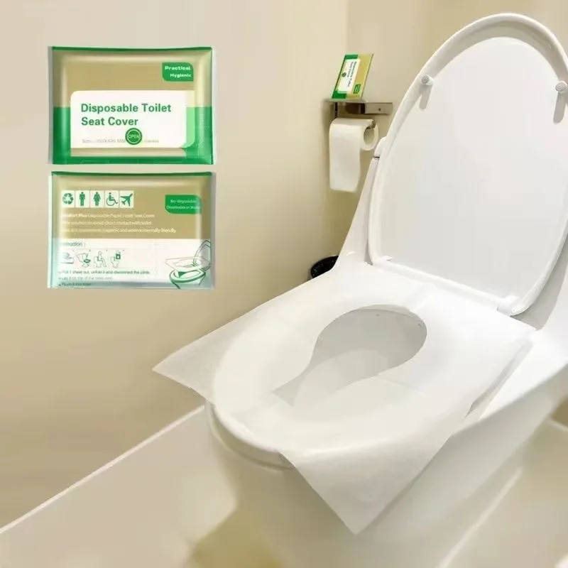 Portable Camp Toilet - 1-10 Protetores de Assento Sanitário Descartáveis,