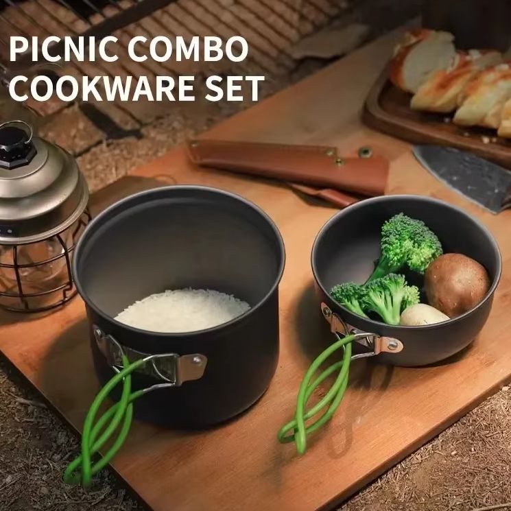 Outdoor Camping Kitchen Set - Kit de Utensílios de Cozinha para