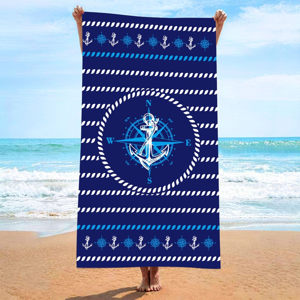 Outdoor Camping Blanket - Toalha de Praia Anchor 70x140CM, Toalha