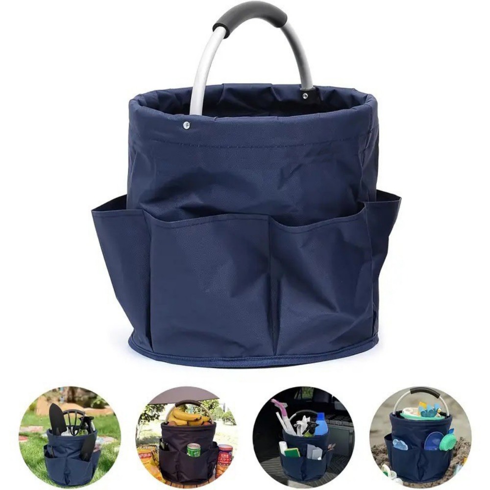 Outdoor Camping Folding Storage Box - Cesta portátil dobrável para atividades ao