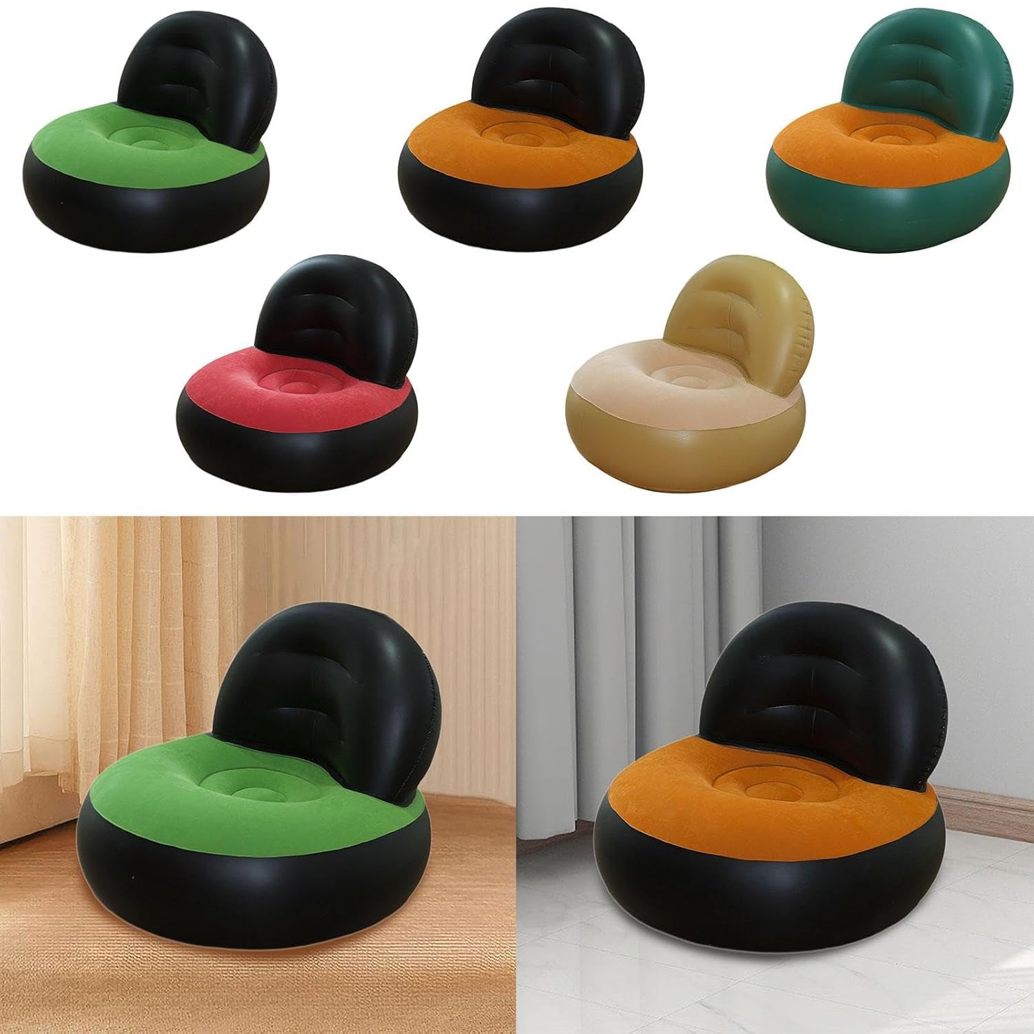 Outdoor Camping Couch - Sofá inflável em forma de L