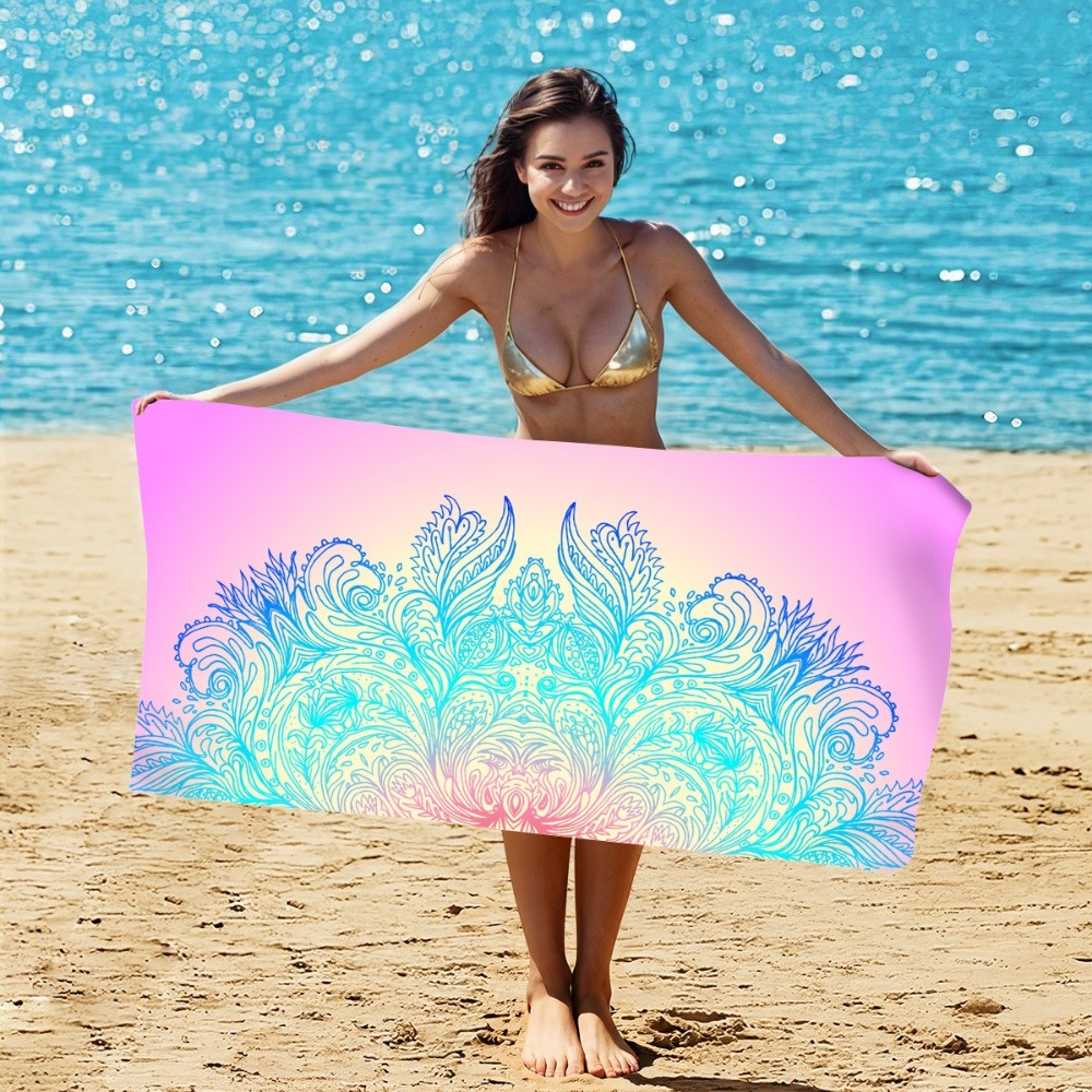 Outdoor Camping Blanket - Toalha de praia com padrão misterioso,