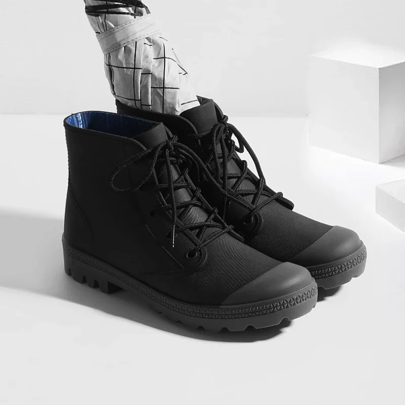 Outdoor Camping In Winter - Botas de chuva masculinas de inverno