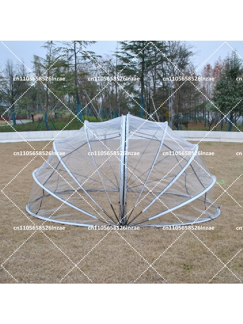 Outdoor Camping In Winter - Tenda Transparente Durável para 8 Pessoas