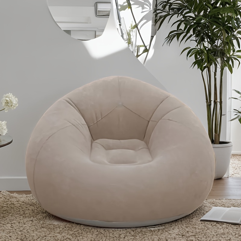 Outdoor Camping Couch - Cadeira inflável flocada do sofá do