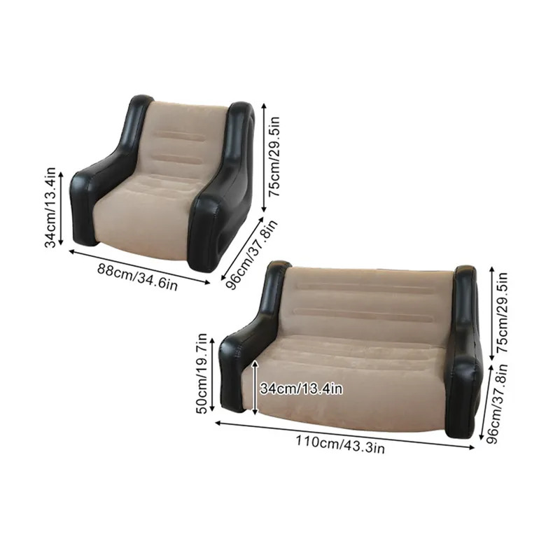 Colchão Inflável Sofá Inflável - Outdoor Camping Couch avaliação e preço