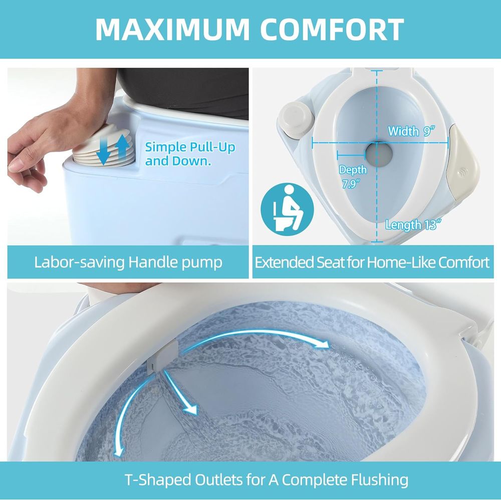 Sanitário Portátil YITAMOTOR d - Portable Camp Toilet avaliação e preço
