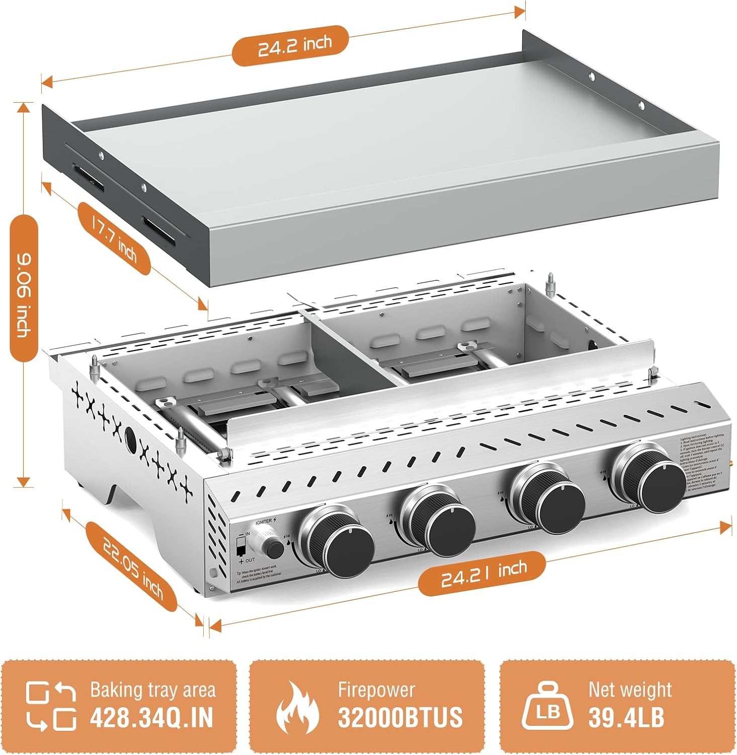 Churrasqueira Portátil de Aço  - Outdoor Camping Burner avaliação e preço