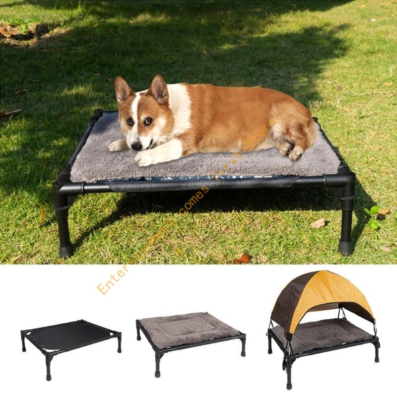 Cama elevada para cães, ao ar  - Outdoor Camping Dog Bed avaliação e preço