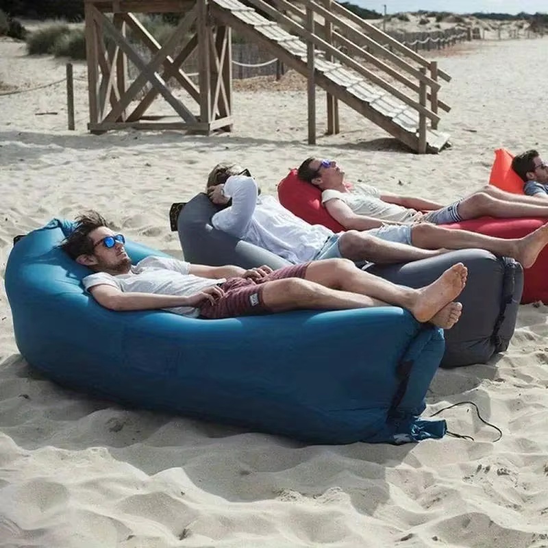 Lusqi espreguiçadeira inflável - Outdoor Camping Couch avaliação e preço