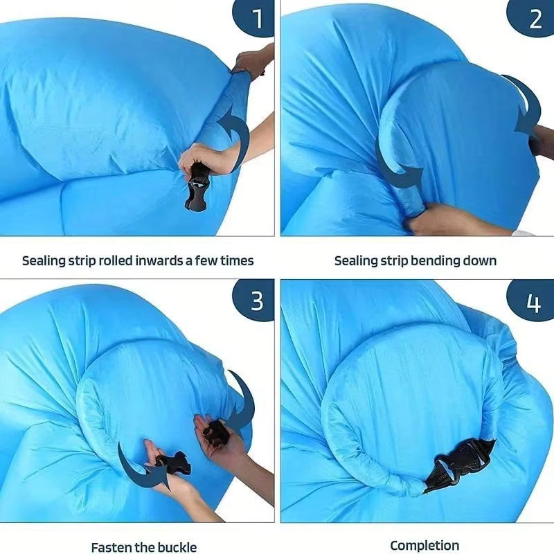 Lusqi espreguiçadeira inflável - Outdoor Camping Couch avaliação e preço
