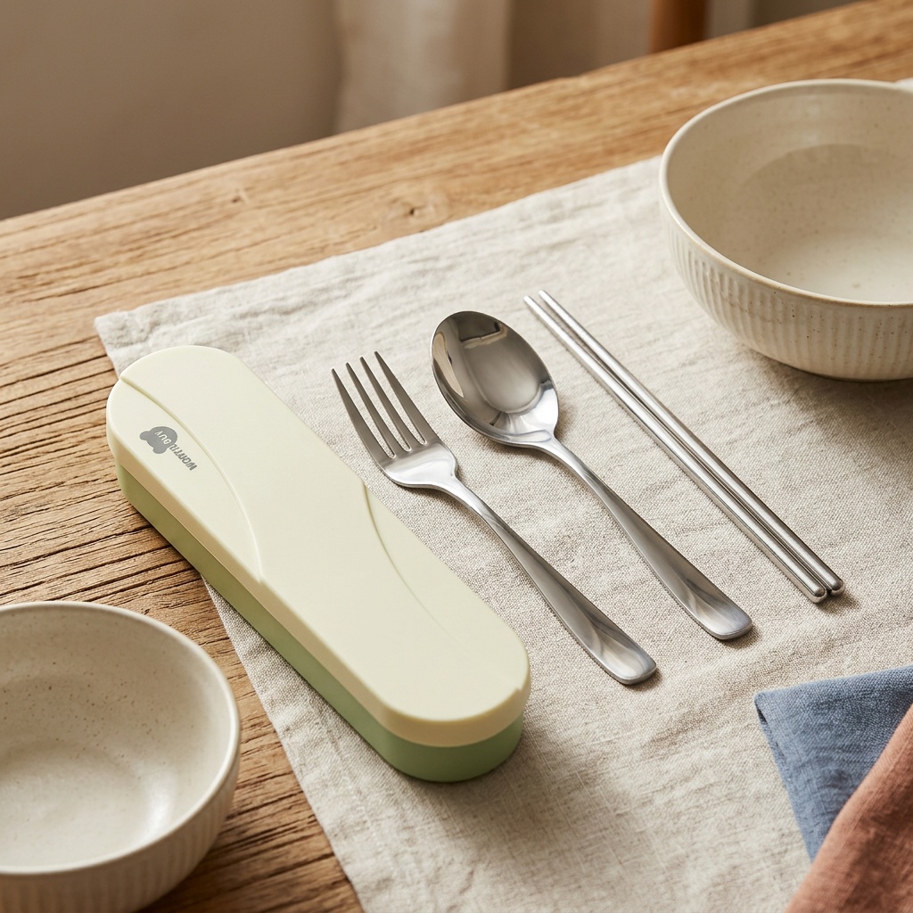 Conjunto de Talheres Portátil  - Camp Utensil Set avaliação e preço