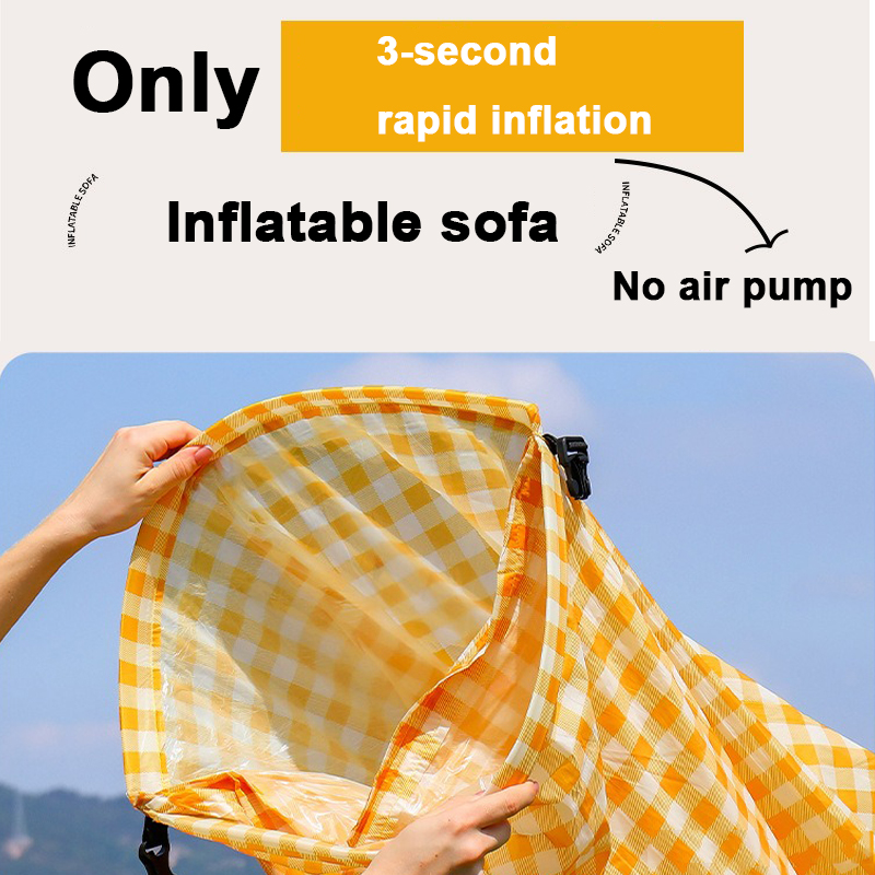 Sofá Inflável para Camping ao  - Outdoor Camping Sleeping Bag avaliação e preço