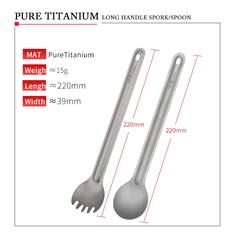 TiTo Colher Spork de titânio c - Camp Utensil Set avaliação e preço