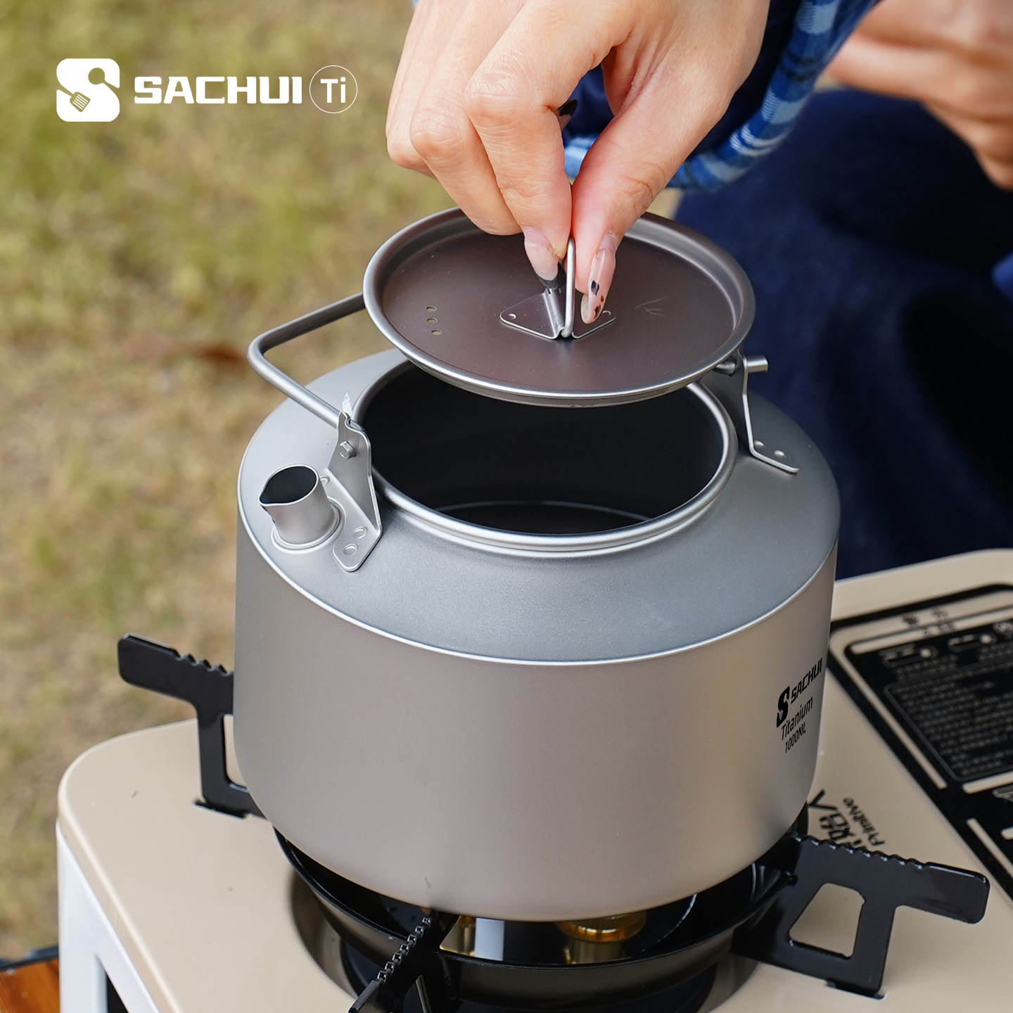 Chaleira de titânio puro 1000m - Outdoor Camping Essentials avaliação e preço