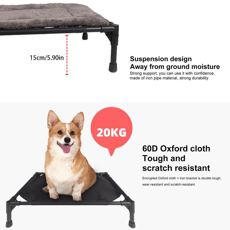 Cama de cachorro elevada ao ar - Outdoor Camping Couch avaliação e preço