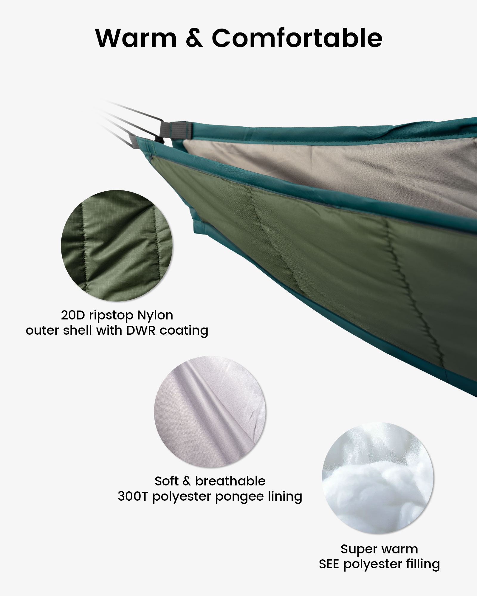 Cobertor Térmico Leve OneTigri - Outdoor Camping Sleeping Bag avaliação e preço