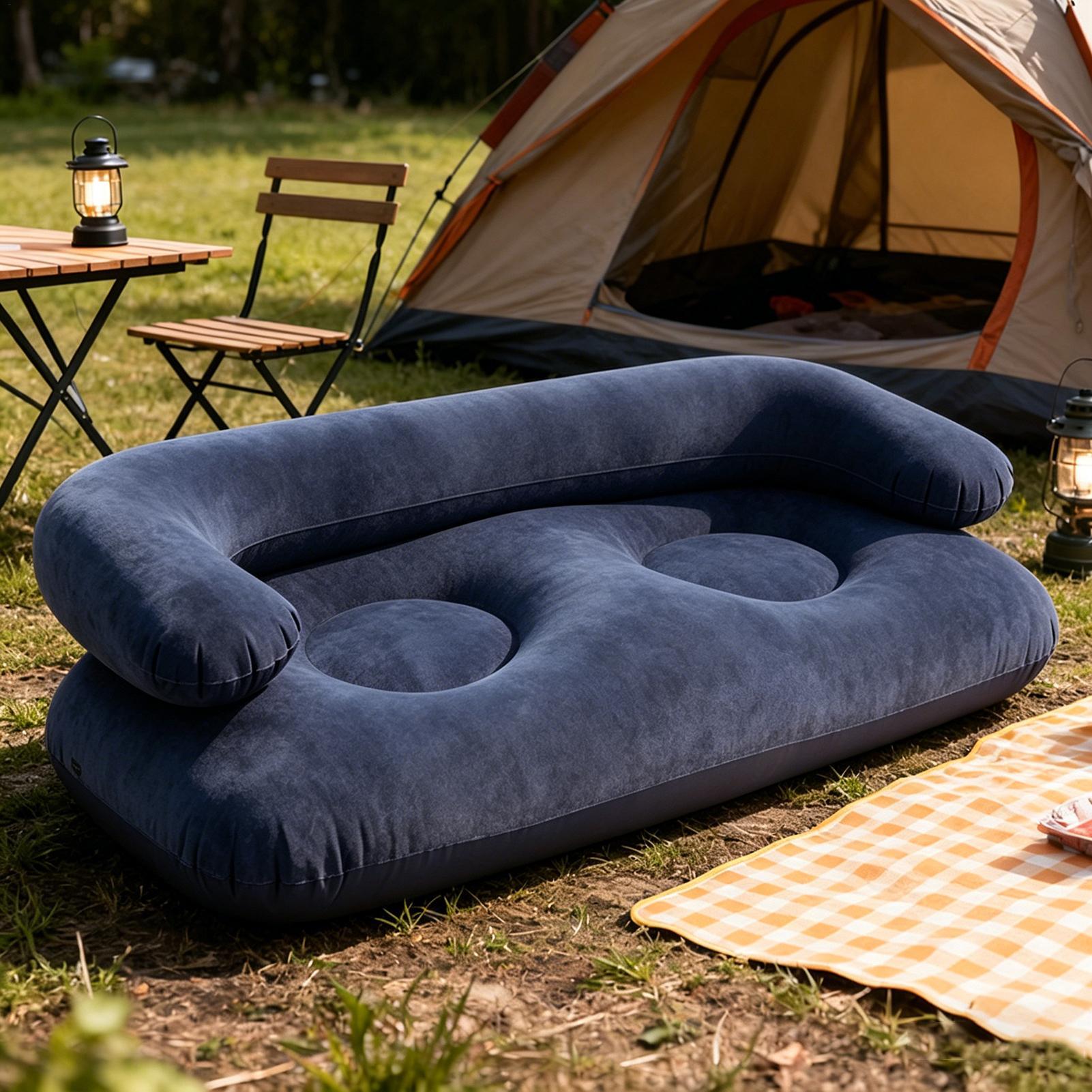Sofá Inflável Duplo para Dois  - Outdoor Camping Couch avaliação e preço