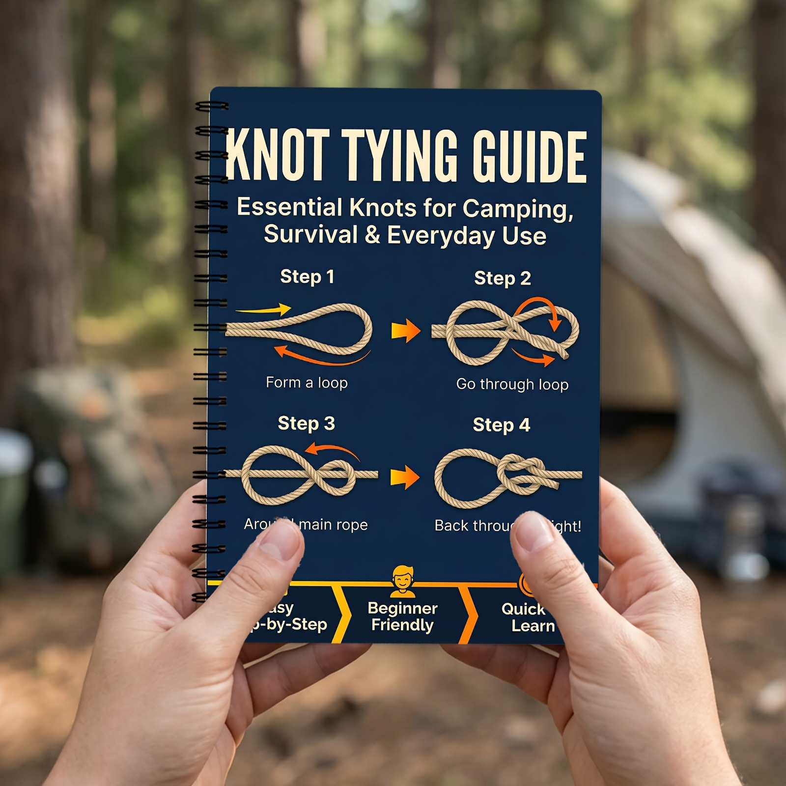 Guia Passo a Passo de Nós de S - Outdoor Camping Essentials avaliação e preço