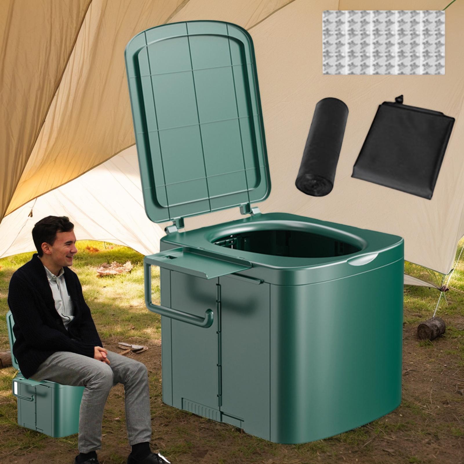 Vaso sanitário portátil para a - Portable Camp Toilet avaliação e preço