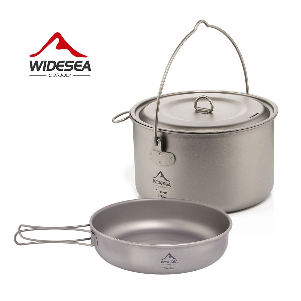 Widesea-Conjunto De Panelas De - Outdoor Camping Kitchen Set avaliação e preço