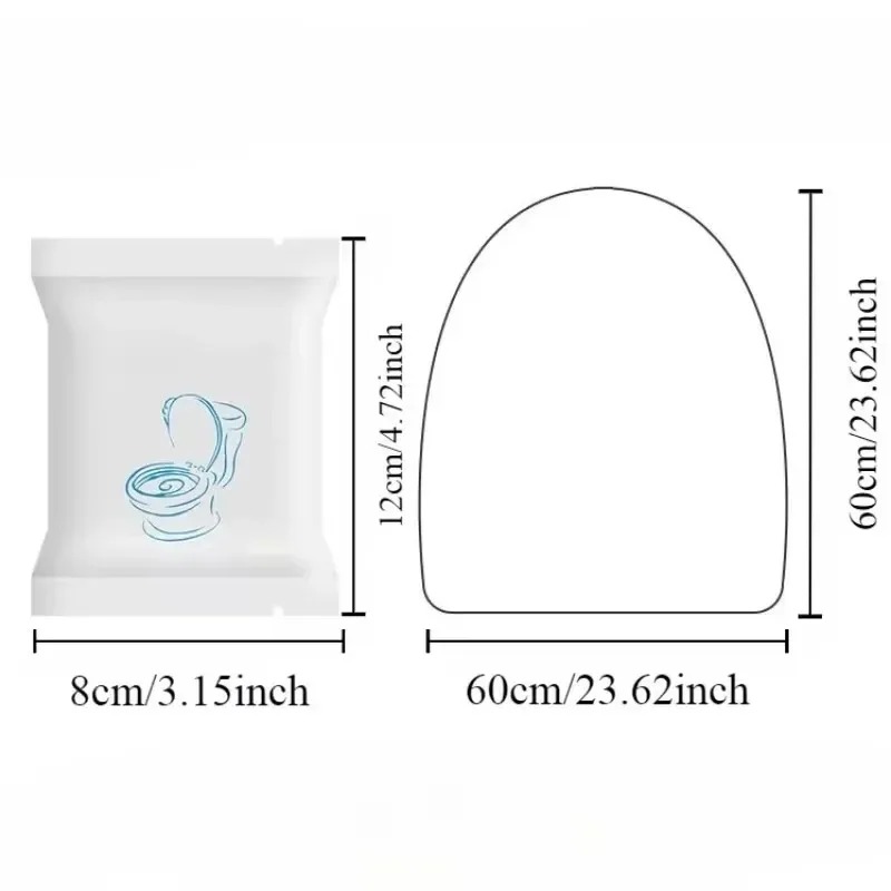 50/20/10 pçs portátil descartá - Portable Camp Toilet avaliação e preço