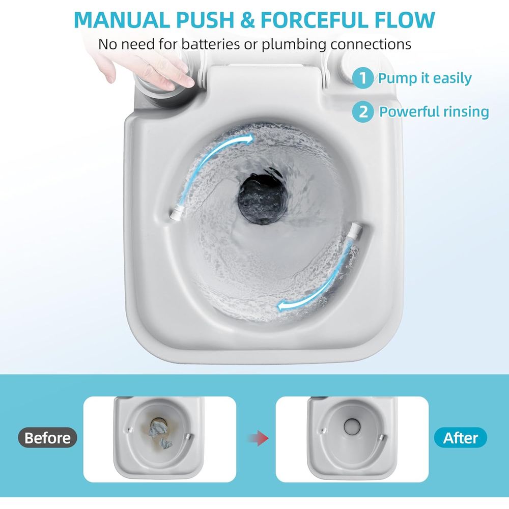Sanitário portátil para campin - Portable Camp Toilet avaliação e preço