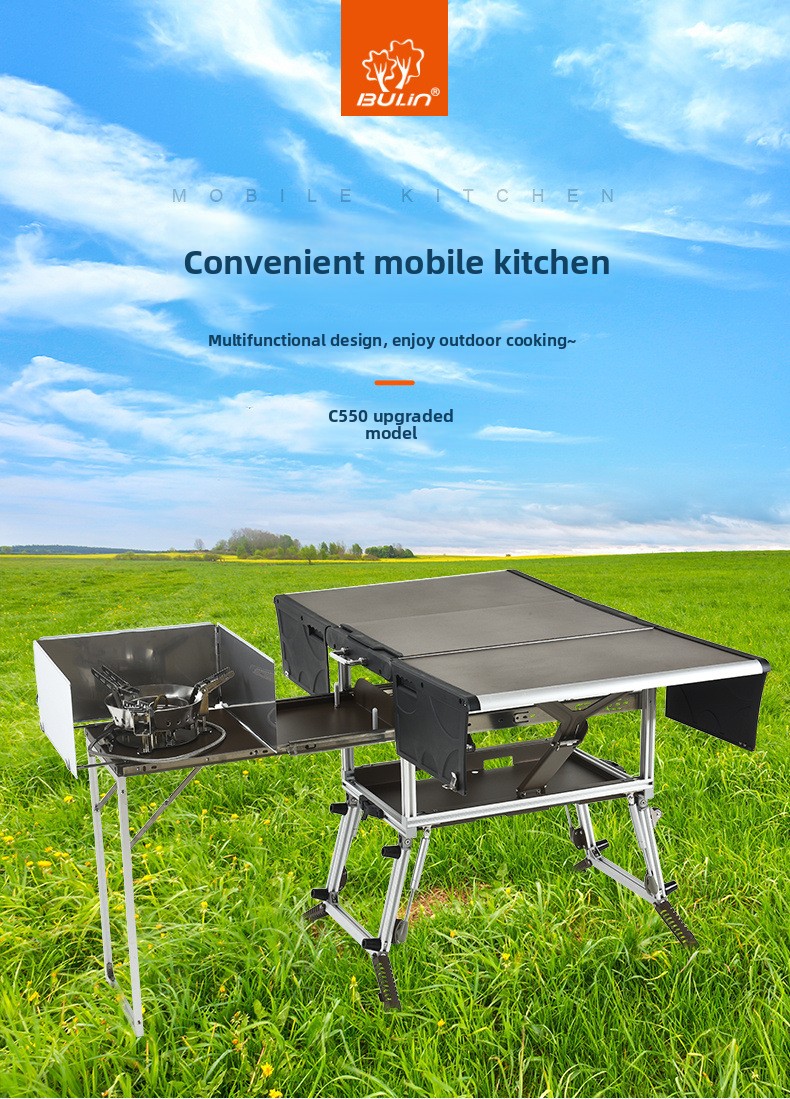 2026Bulin Cozinha Móvel Extern - Outdoor Camping Cooking Equipment avaliação e preço
