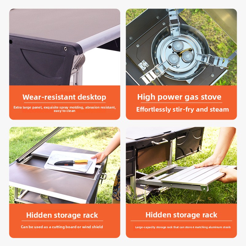 2026Bulin Cozinha Móvel Extern - Outdoor Camping Cooking Equipment avaliação e preço