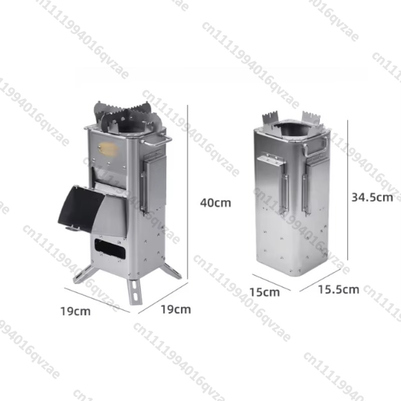 Fogão Portátil de Aço Inoxidáv - Outdoor Camping Cooking Equipment avaliação e preço