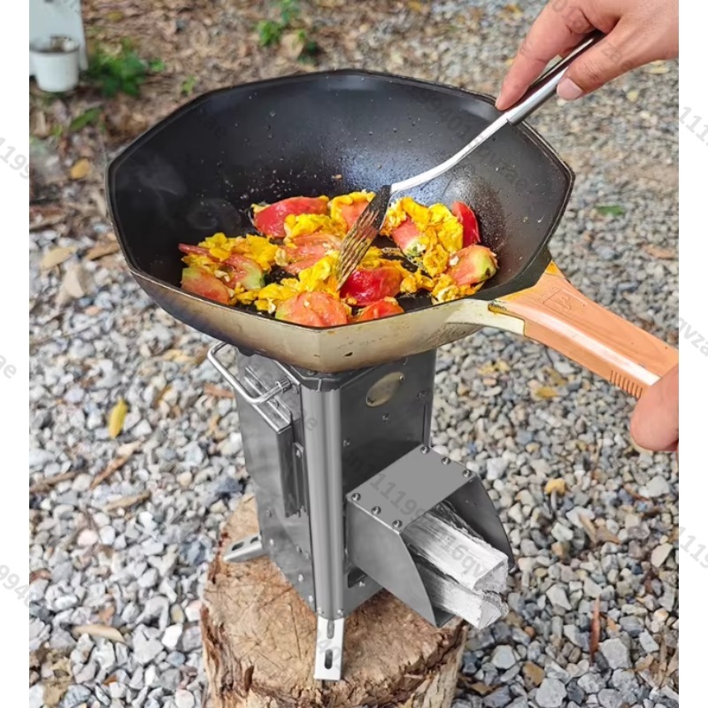 Fogão Portátil de Aço Inoxidáv - Outdoor Camping Cooking Equipment avaliação e preço