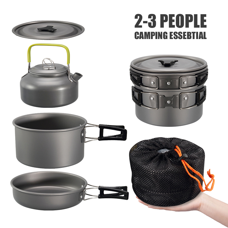 Westtune kit de panelas de aca - Outdoor Camping Essentials avaliação e preço