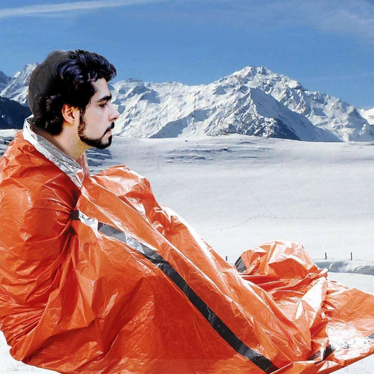 Sacos de dormir de emergência  - Outdoor Camping Sleeping Bag avaliação e preço