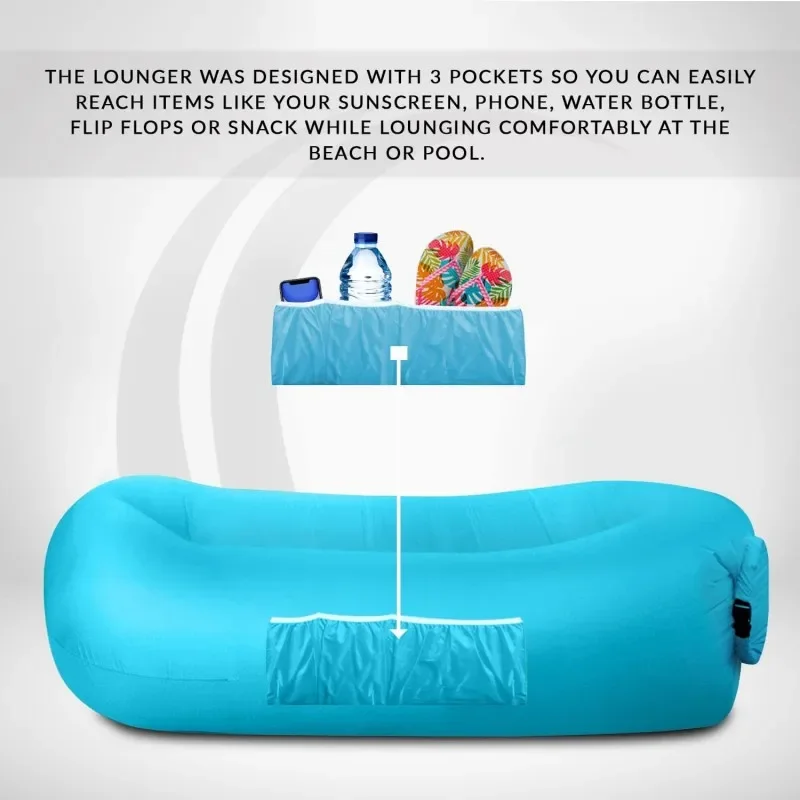 Sofá inflável para camping e c - Outdoor Camping Couch avaliação e preço