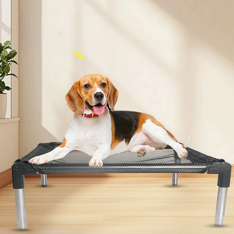 Cama de cachorro elevada com r - Outdoor Camping Dog Bed avaliação e preço