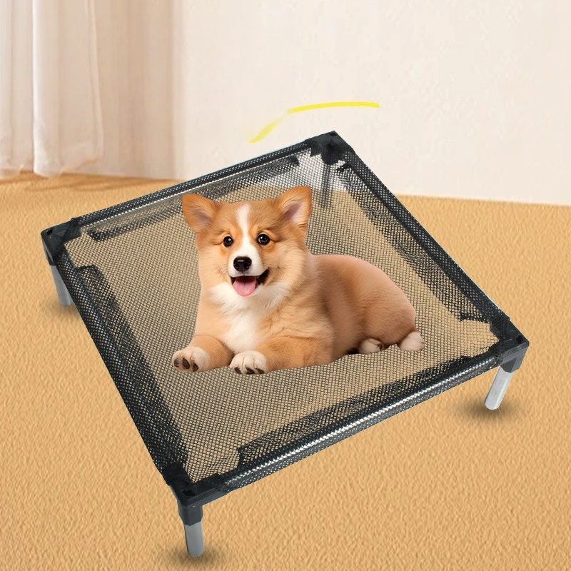 Cama de cachorro elevada com r - Outdoor Camping Dog Bed avaliação e preço