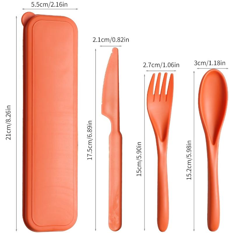 Conjunto de Talheres de Palha  - Camp Utensil Set avaliação e preço