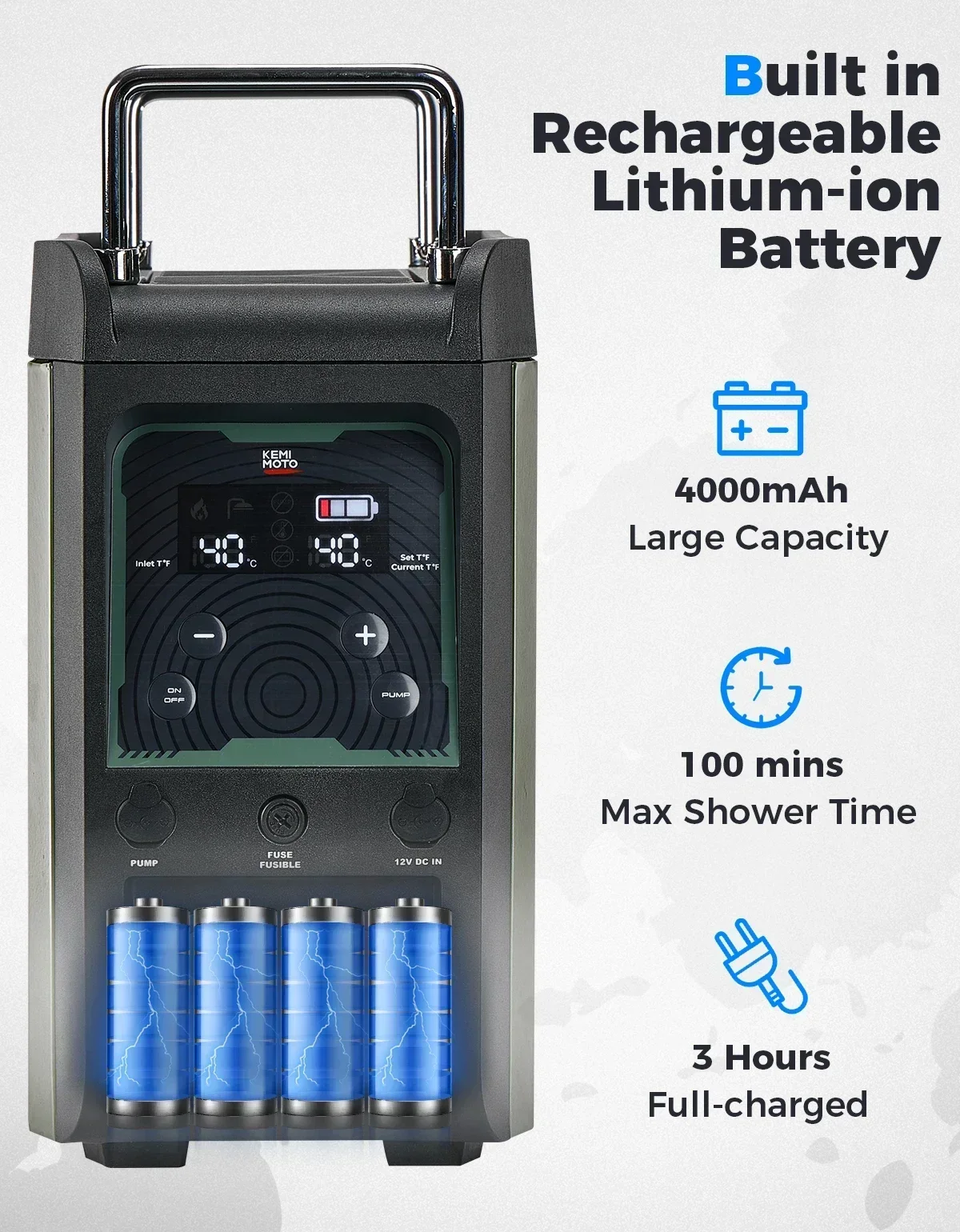 Aquecedor de Água Portátil KEM - Outdoor Camping Heater avaliação e preço