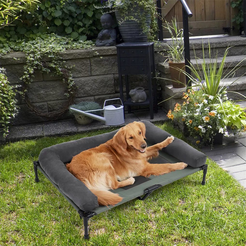 Cama Elevada para Cães BINGOPA - Outdoor Camping Dog Bed avaliação e preço