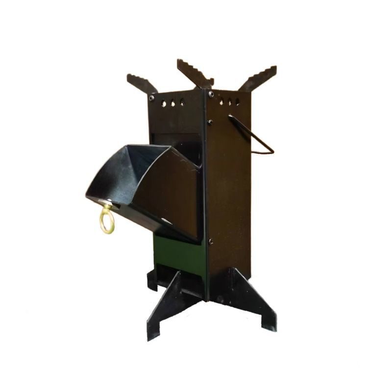 Fogão de lenha dobrável, queim - Outdoor Camping Cooking Equipment avaliação e preço