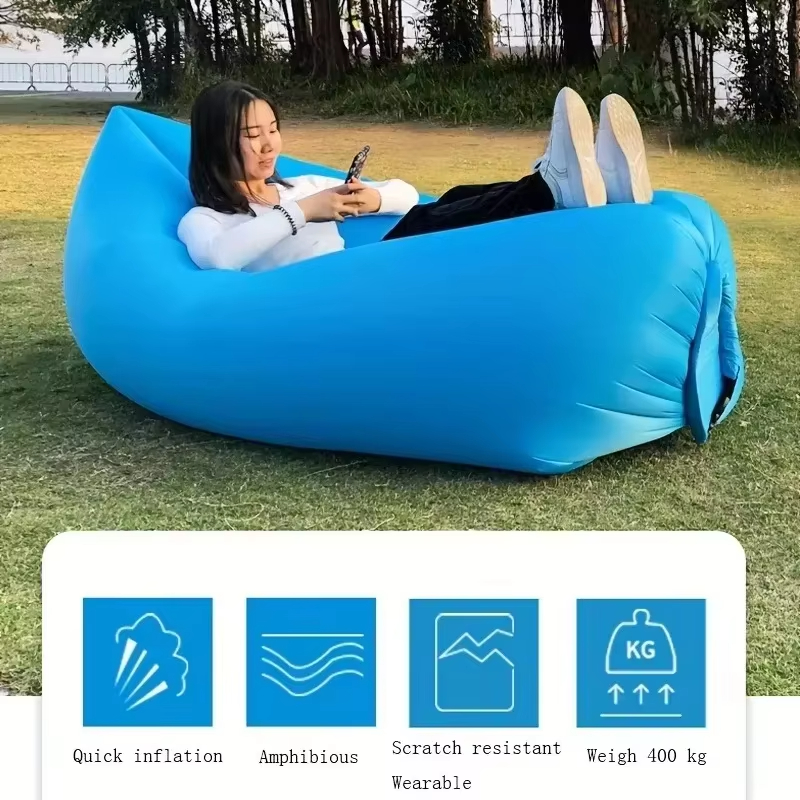 Sofá insuflável dobrável portá - Outdoor Camping Couch avaliação e preço